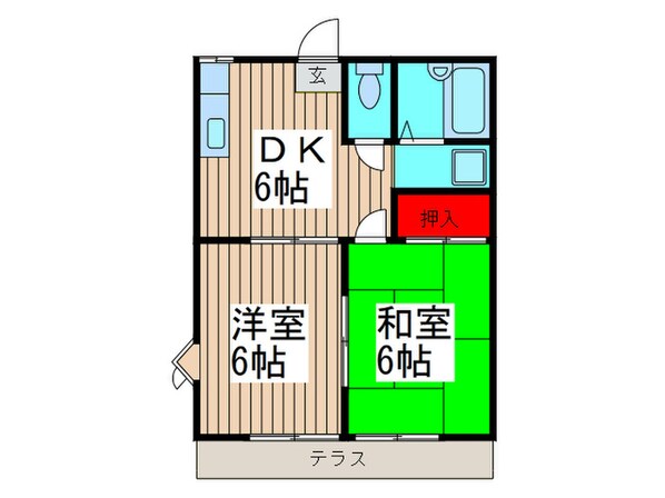 メゾンソレ－ユの物件間取画像